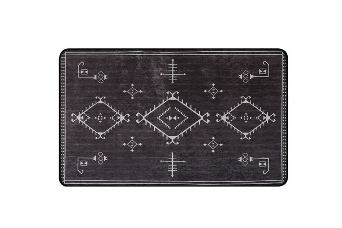 Mijölnir Alfombrilla de baño Antiguo Gris oscuro 70 x 120 cm